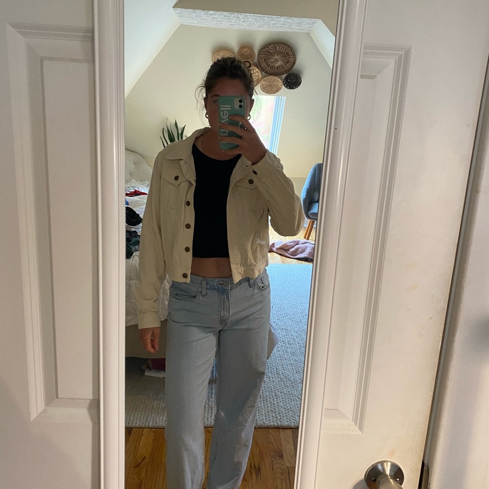 Forever 21 corduroy jean jacket